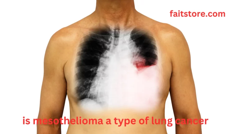 is mesothelioma a type of lung cancer